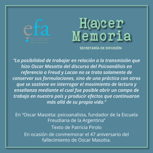 Oscar Masotta: psicoanalista, fundador de la Escuela Freudiana de la Argentina